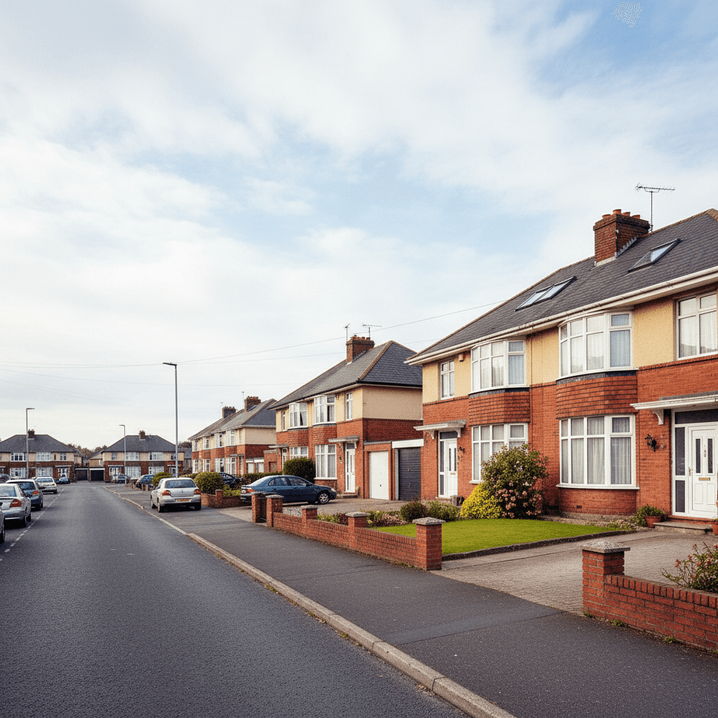 Dublin new build housing estates - the kind of homes that get attic conversions
